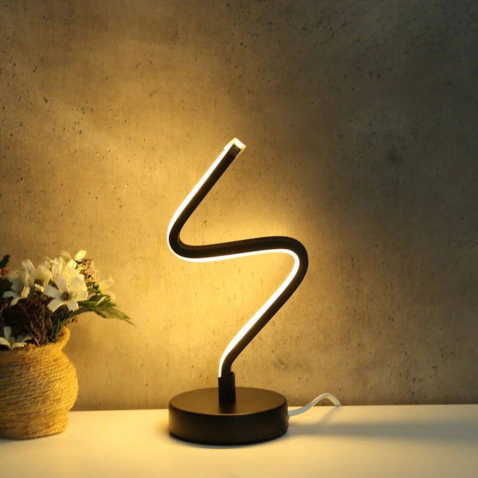 torsion table lamp